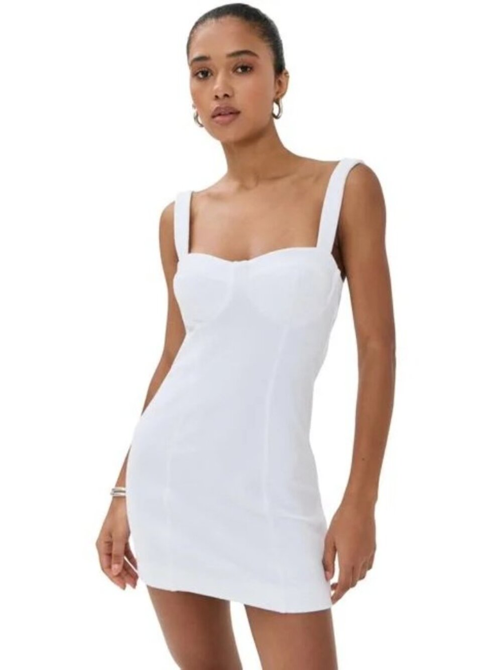 STAUD Marilyn Mini Dress/Swim Cover-Up - NWT - Size Medium - Picture 3 of 16
